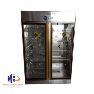 TỦ SẤY BÁT CÔNG NGHIỆP 2 CÁNH KÍNH 1200LIT